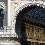 particolare della Galleria Vittorio Emanuele. foto di Gianni Congiu
