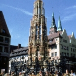 Nuremberg. The Beautiful Fountain