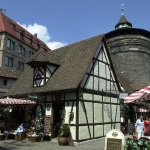 Nuremberg. The historic 'Handwerkerhof' (crafts yard)