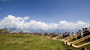 Nendaz, alphorn