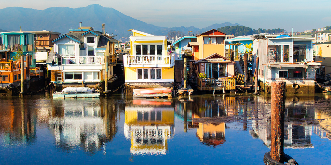 Ships and boats at Sausalito, California